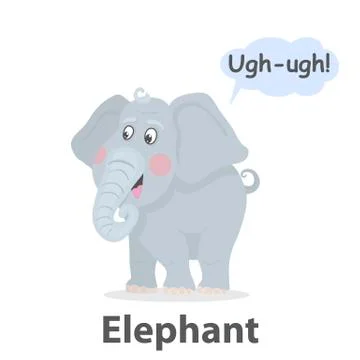 Elephant vector illistration Stock Illustration