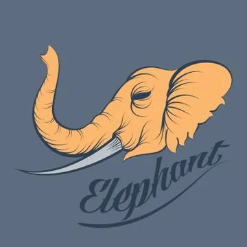 Elephant vector Stock Illustration