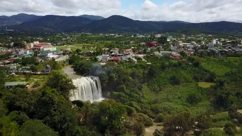 Elephant Waterfall, Vietnam 05 Stock Footage 148182772