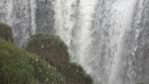 Elephant Waterfall. Vietnam Stock Footage 101018900