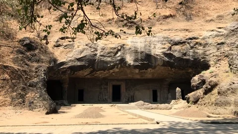 Elephanta caves Stock Footage 103675406