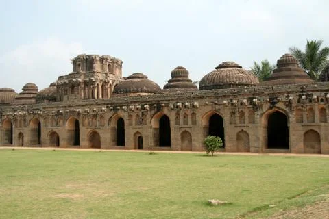 Elephants' Stable Stock Photos
