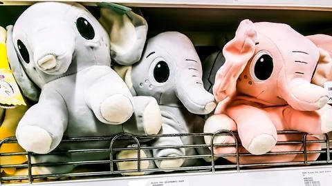 Elephants statues Stock Photos