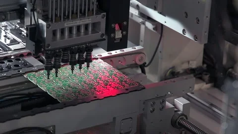 Eletronic circuit board Stock Footage 189027110