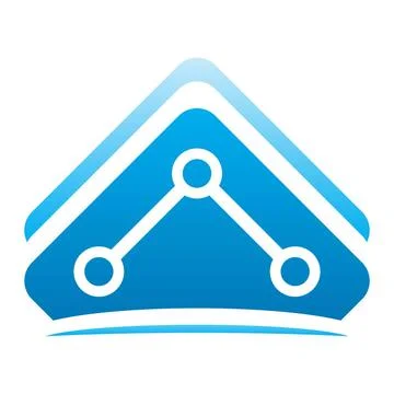 Eletronics icon Blue design symbol for electronics industry Copyright: xZo... Stock Photos