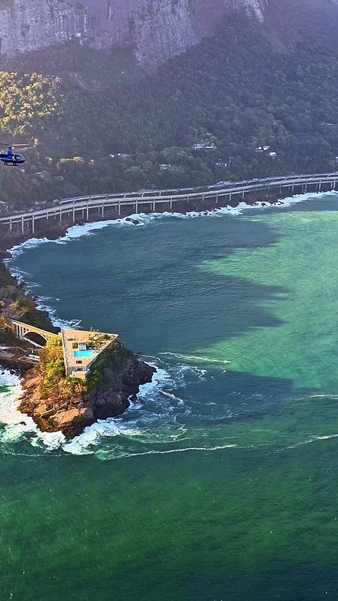 Elevado do Joá Aerial View Video stock 324837460