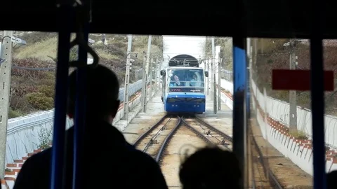 Elevador in Nazaré Stock Footage 104863285