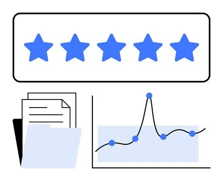 Elevate Business Strategy with Data Analysis and Customer Satisfaction Metric イラスト素材