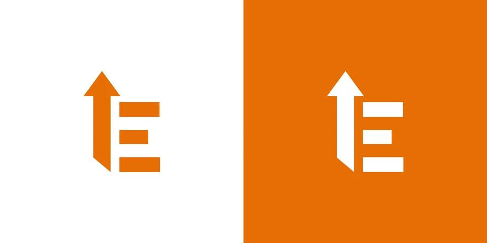 Elevate logo design  bold and unique Stock Illustration