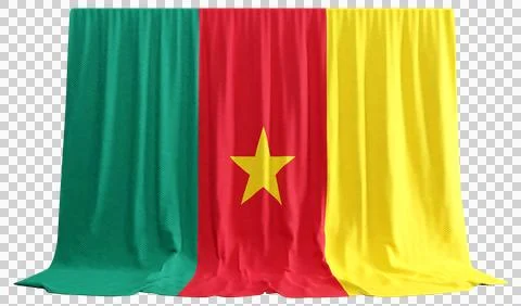 Elevate pride unity with 3D Cameroonian flags Embrace culture history in even 스톡 일러스트