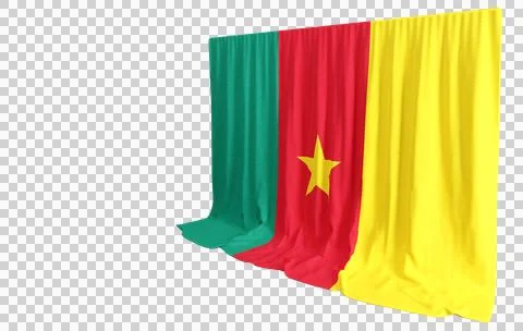 Elevate pride unity with 3D Cameroonian flags Embrace culture history in even 스톡 일러스트