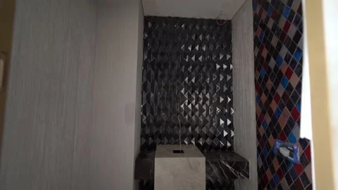 Elevate Spaces: Tiles Wall Panels 스톡 동영상 305757827