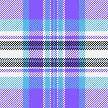 Elevate your creative projects with this vibrant purple and blue tartan pla.. Stockillustratie