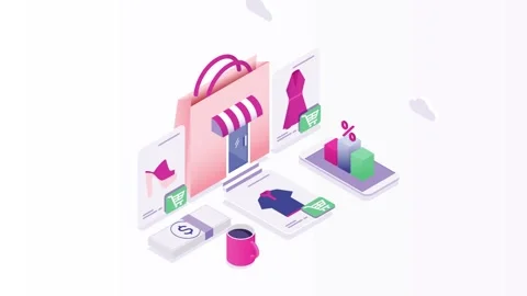 Elevate Your Style: Discover Easy Online Shopping for Fashion Video stock 339342538