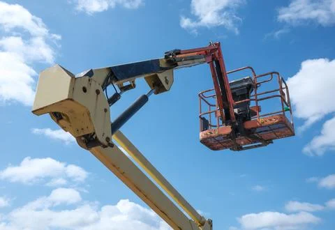 Elevated Cherry Picker Foto stock