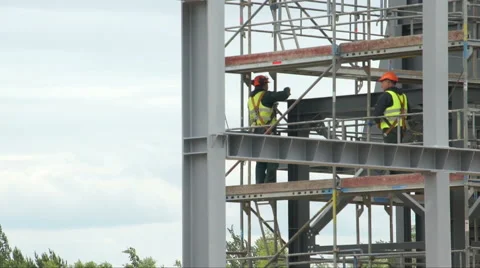 Elevated Construction Stock Footage 51352394