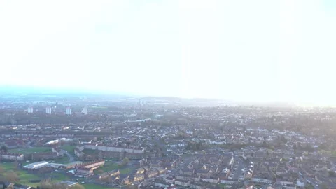 Elevated Elegance A Bird Eye View of Paisley  Architectural Marvels Stock Footage 271236501