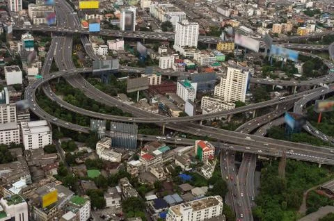 Elevated expressway Stock Photos
