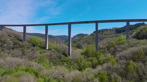 Elevated Highway Over The Dense Forest Stock Footage 274332298