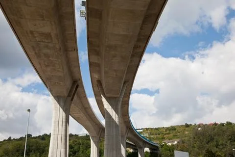 Elevated highway Stock Photos