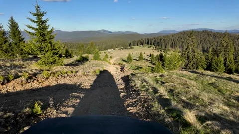 Elevated Mountain Pass Journey Video stock 274422215