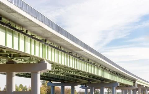 Elevated road on the sky Stock Photos