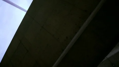 Elevated roads architechture 90 degrees high angle view Stock Footage 91267429