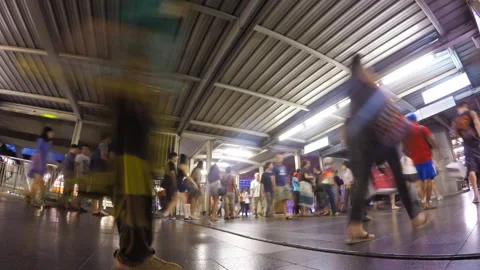 Elevated Skywalk Stock Footage 297098846