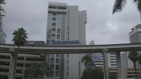 Elevated Subway Car Stock Footage 79546361