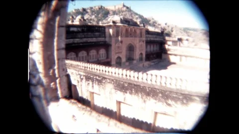 Elevated View of Historical Site Stock Footage 276292911