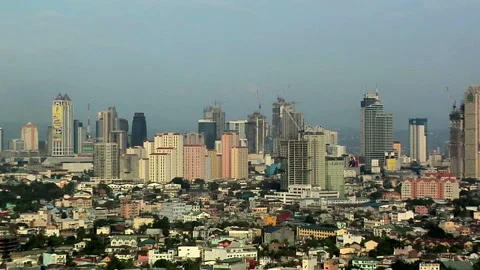 Elevated View of Manila, Philippines Stock Footage 327888733