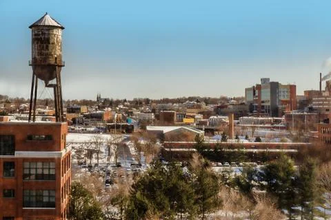 Elevated view of Syracuse Stock Photos