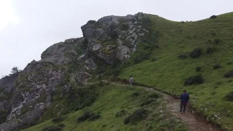 Elevation of 3010 Meter Cliff Stock Footage 284535880