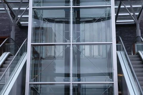 Elevator and escalators Stock Photos