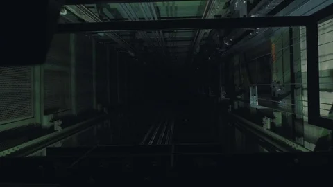 Elevator in a Berlin television tower 動画素材 78381039