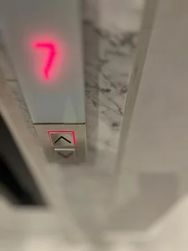 Elevator botton Stock Photos