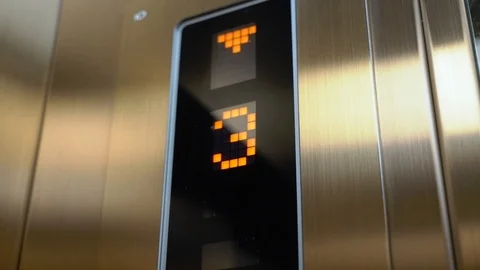 Elevator in a building Stock Footage 111089339