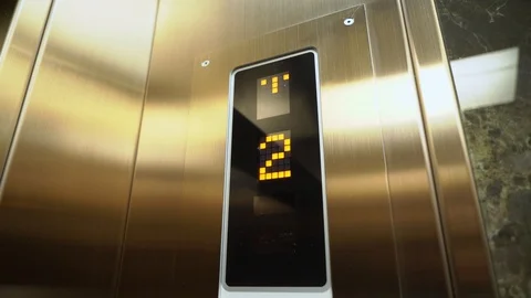 Elevator in a building Stock Footage 111091754