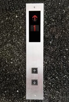 Elevator Button. Foto stock