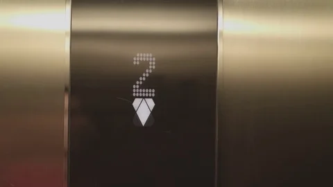 Elevator Button Pushing Up Stock Footage 81016808