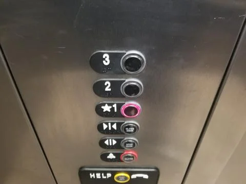 Elevator Buttons 1 Stock Photos