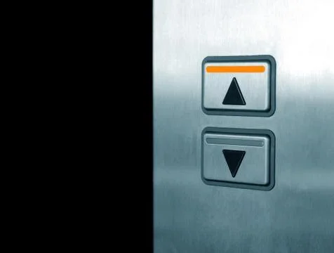 Elevator buttons Stock Photos