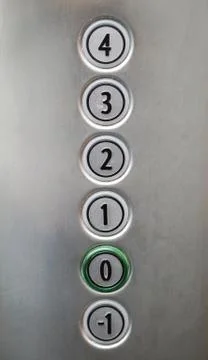Elevator buttons Stock Photos