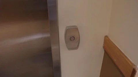 Elevator call button Stock Footage 112365830
