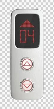 Elevator call buttons Stock Illustration