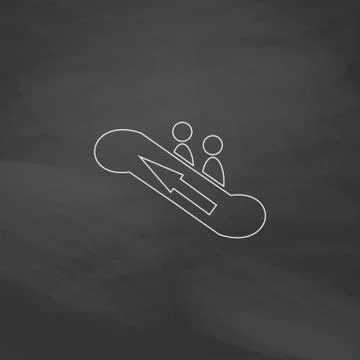 Elevator computer symbol Stock Illustration