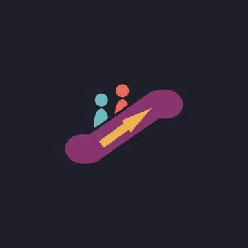 Elevator computer symbol Stock Illustration