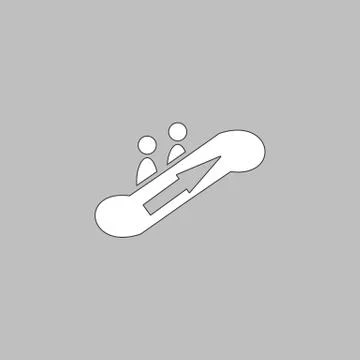 Elevator computer symbol Stock Illustration