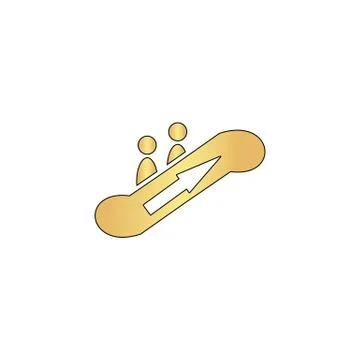 Elevator computer symbol Stock Illustration