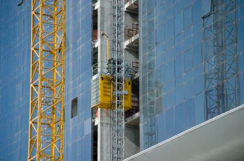 Elevator in Construction Stock Photos